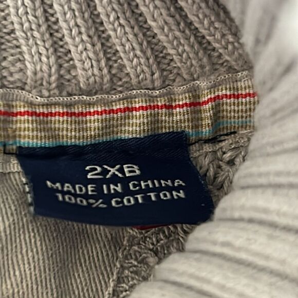 Tommy Bahama Mens Light Grey Sweater - Picture 3 of 6